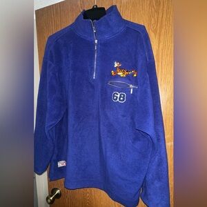 Vintage Tigger The Disney Store Quarter-Zip Pullover Sweater Mens Large